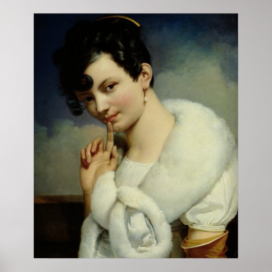 Portret van een vrouw poster (Voorkant)