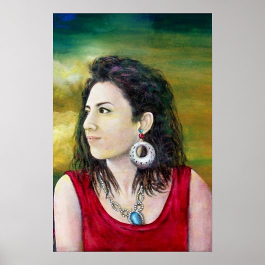 PORTRET VAN EEN VROUW POSTER (Voorkant)