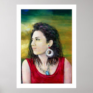 PORTRET VAN EEN VROUW POSTER