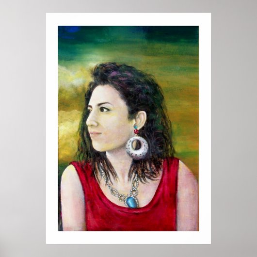 PORTRET VAN EEN VROUW POSTER (Voorkant)