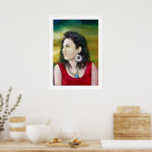 PORTRET VAN EEN VROUW POSTER (Keuken)