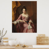 Portret van een vrouw poster (Keuken)