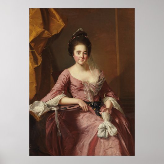 Portret van een vrouw poster (Voorkant)