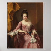 Portret van een vrouw poster (Voorkant)