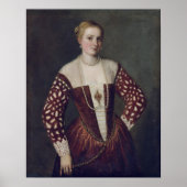 Portret van een vrouw poster (Voorkant)