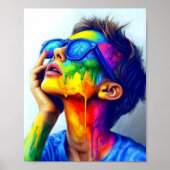 portret van een vrouw poster (Voorkant)