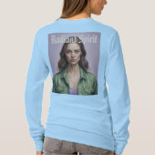 Portret van een vrouw Radiant Spirit T-shirt (Achterkant)