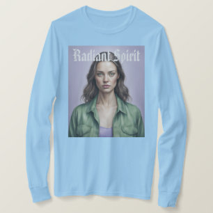 Portret van een vrouw Radiant Spirit T-shirt