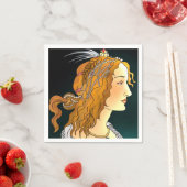 Portret van een Vrouw Servetten (Insitu)