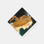 Portret van een Vrouw Servetten (Hoek)