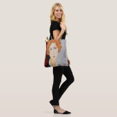 Portret van een vrouw tote bag (Op model)