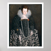 Portret van een vrouw, traditioneel aangeduid als  poster (Voorkant)