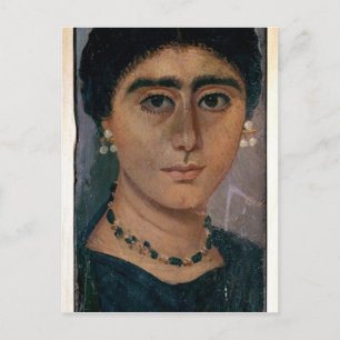 Portret van een vrouw uit Fayum, 1e tot 4e eeuw Briefkaart