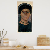 Portret van een vrouw uit Fayum, 1e tot 4e eeuw Poster (Keuken)