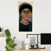 Portret van een vrouw uit Fayum, 1e tot 4e eeuw Poster (Thuiskantoor)
