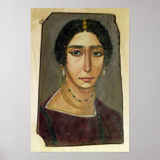 Portret van een vrouw uit Fayum, 1e tot 4e eeuw Poster (Voorkant)