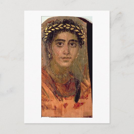 Portret van een vrouw uit Fayum, Romano-Egyptenaar Briefkaart (Voorkant)