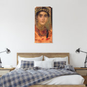Portret van een vrouw uit Fayum, Romano-Egyptenaar Canvas Afdruk (Insitu (Slaapkamer))
