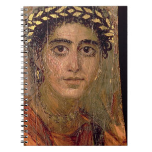 Portret van een vrouw uit Fayum, Romano-Egyptenaar Notitieboek