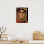 Portret van een vrouw uit Fayum, Romano-Egyptenaar Poster (Keuken)