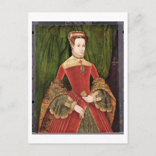 Portret van een vrouw van 16 jaar oud, eerder geïd briefkaart (Voorkant)