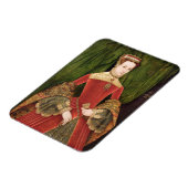 Portret van een vrouw van 16 jaar oud, eerder geïd magneet (Linkerzijde)