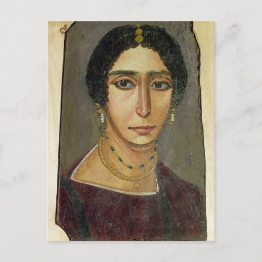 Portret van een vrouw, van Fayum, eerste-1st-4ste Briefkaart (Voorkant)