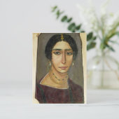 Portret van een vrouw, van Fayum, eerste-1st-4ste Briefkaart (Staand voorkant)