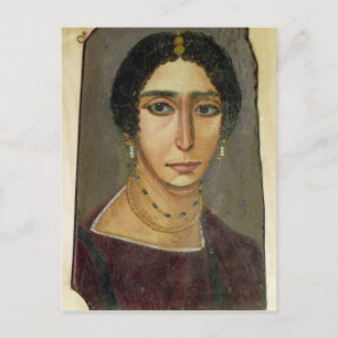 Portret van een vrouw, van Fayum, eerste-1st-4ste Briefkaart