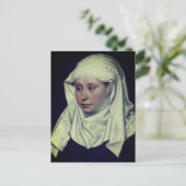 Portret van een vrouw - van Robert Campin (c. 1435 Briefkaart (Staand voorkant)