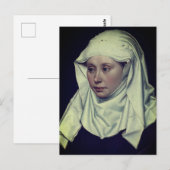 Portret van een vrouw - van Robert Campin (c. 1435 Briefkaart (Voorkant / Achterkant)