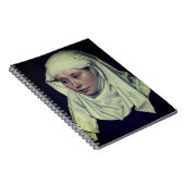 Portret van een vrouw - van Robert Campin (c. 1435 Notitieboek (Rechterzijde)