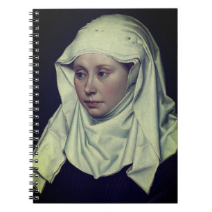 Portret van een vrouw - van Robert Campin (c. 1435 Notitieboek