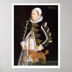 Portret van een vrouw, waarschijnlijk Catherine Ca Poster