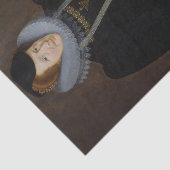 Portret van een vrouw, waarschijnlijk Maria van Sc Tissuepapier (Detail)