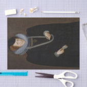 Portret van een vrouw, waarschijnlijk Maria van Sc Tissuepapier (Craft)