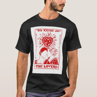 Portret van een vuurdame - Tarot Kaart Design Cl T-shirt