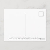 "Portret van een Welsh Lady Spinning Wool" Briefkaart (Achterkant)