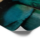 Portret van een Woman Gemengde Media Kleurrijke Co Poster (Hoek)