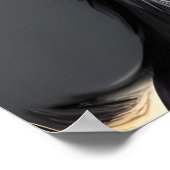 Portret van een Yorkshire Terrier | AI Art Poster (Hoek)