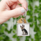 Portret van een Yorkshire Terrier-hond Sleutelhanger (Hand)