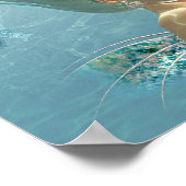 portret van een zeemeermin poster (Hoek)