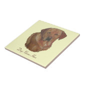 portret van een zeldzame rode labrador retreiver h tegeltje (Zijkant)