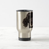 Portret van een zwarte poedel reisbeker (Center)