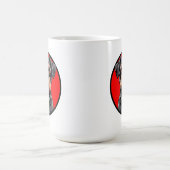 Portret van een zwarte terriër koffiemok (Center)