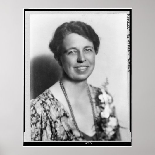 Portret van Eleanor Roosevelt Poster (Voorkant)