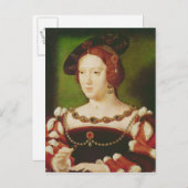 Portret van Eleanor van Hapsbourg Briefkaart (Voorkant / Achterkant)