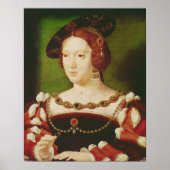Portret van Eleanor van Hapsbourg Poster (Voorkant)