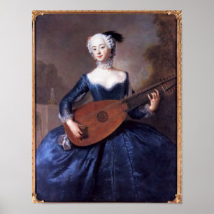 Portret van Eleonore Louise Albertine Poster