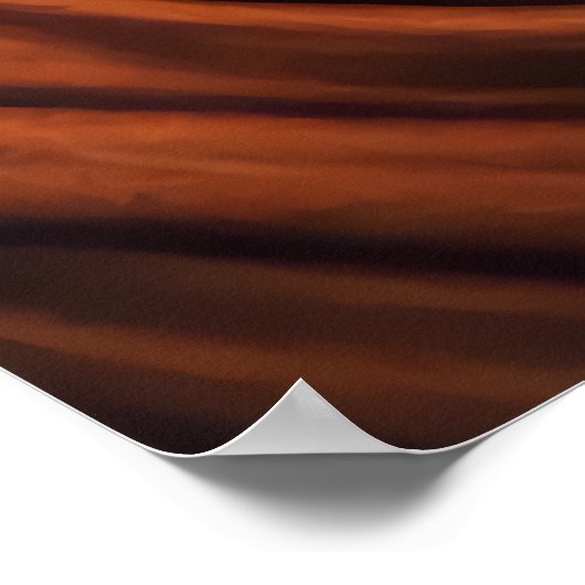 Portret van Elf of c hybride man | AI Art. Poster (Hoek)